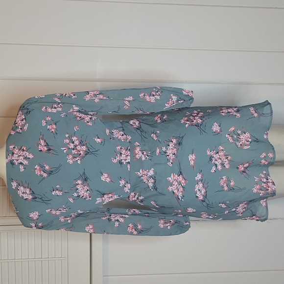 MADEWELL MARGUERITE DRESS IN BUTTERFLY GARDEN WOMEN SIZE 2 - Picture 9 of 16